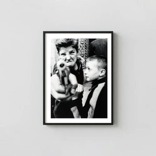 William Klein Print | Gun 1, New York (1955) Street Photography Wall Art