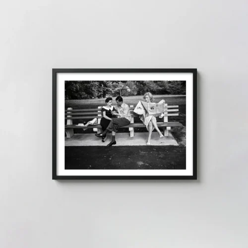 Sam Shaw Print | Marilyn Monroe Improvisation in Central Park Vintage Celebrity Wall Art