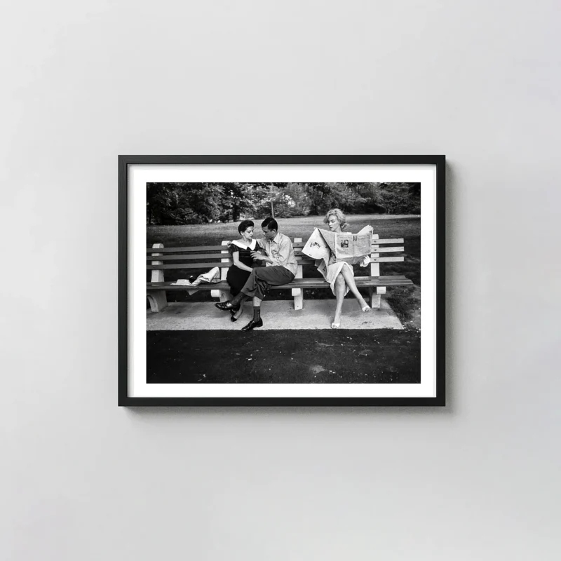 Sam Shaw Print | Marilyn Monroe Improvisation in Central Park Vintage Celebrity Wall Art