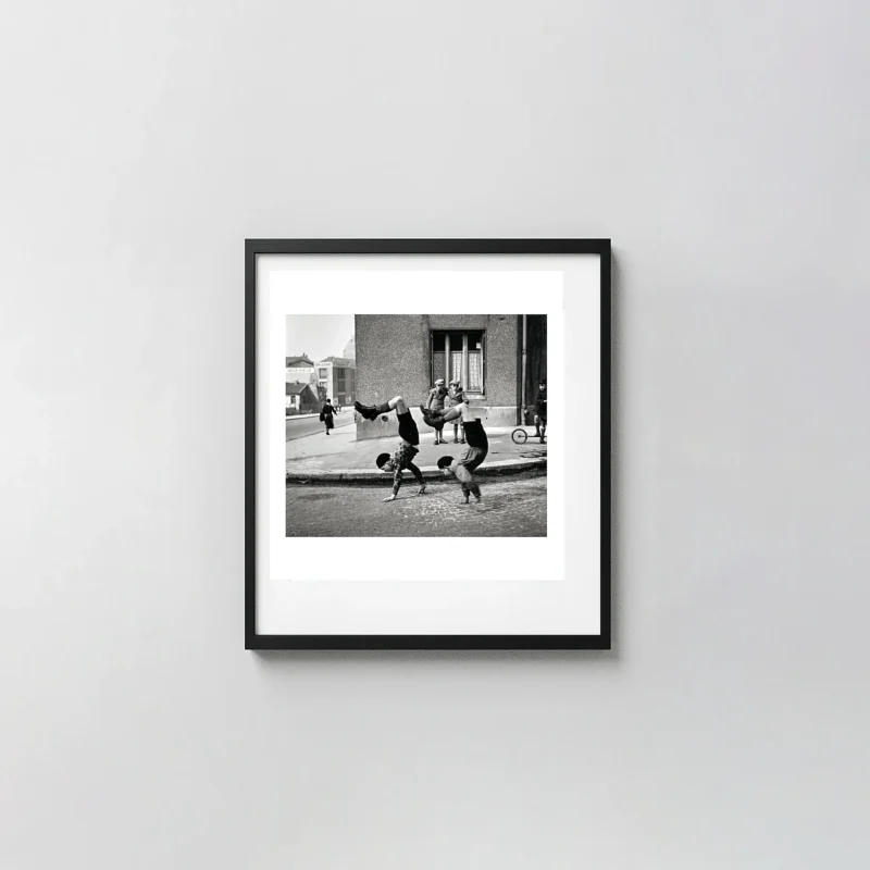 Robert Doisneau Print | Art Photography Poster | Children Playing in Paris