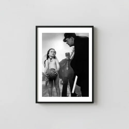 Robert Doisneau Print | Printemps Girl with Ball, Paris (1947) French Photography Wall Art