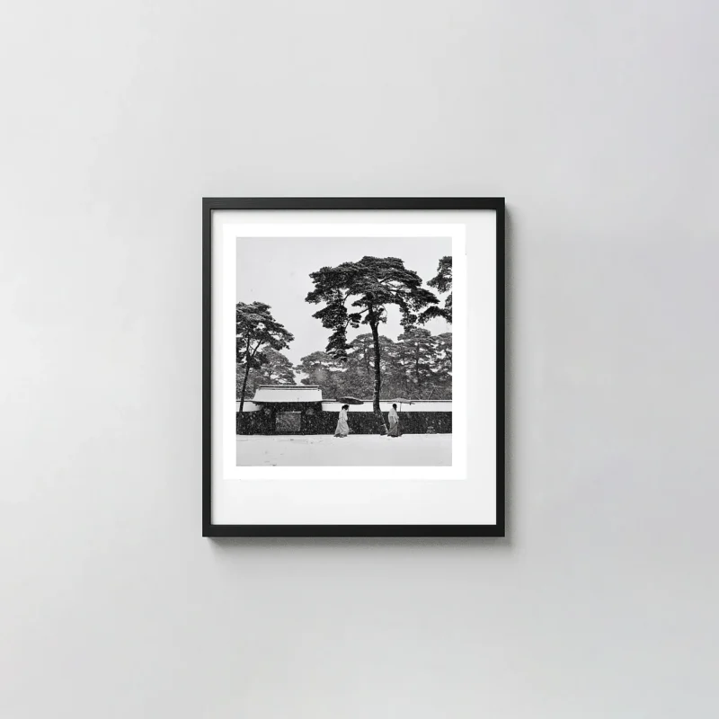 Werner Bischof Photography Print — Courtyard of the Meiji Shrine, Tokyo 1951 Wall Art