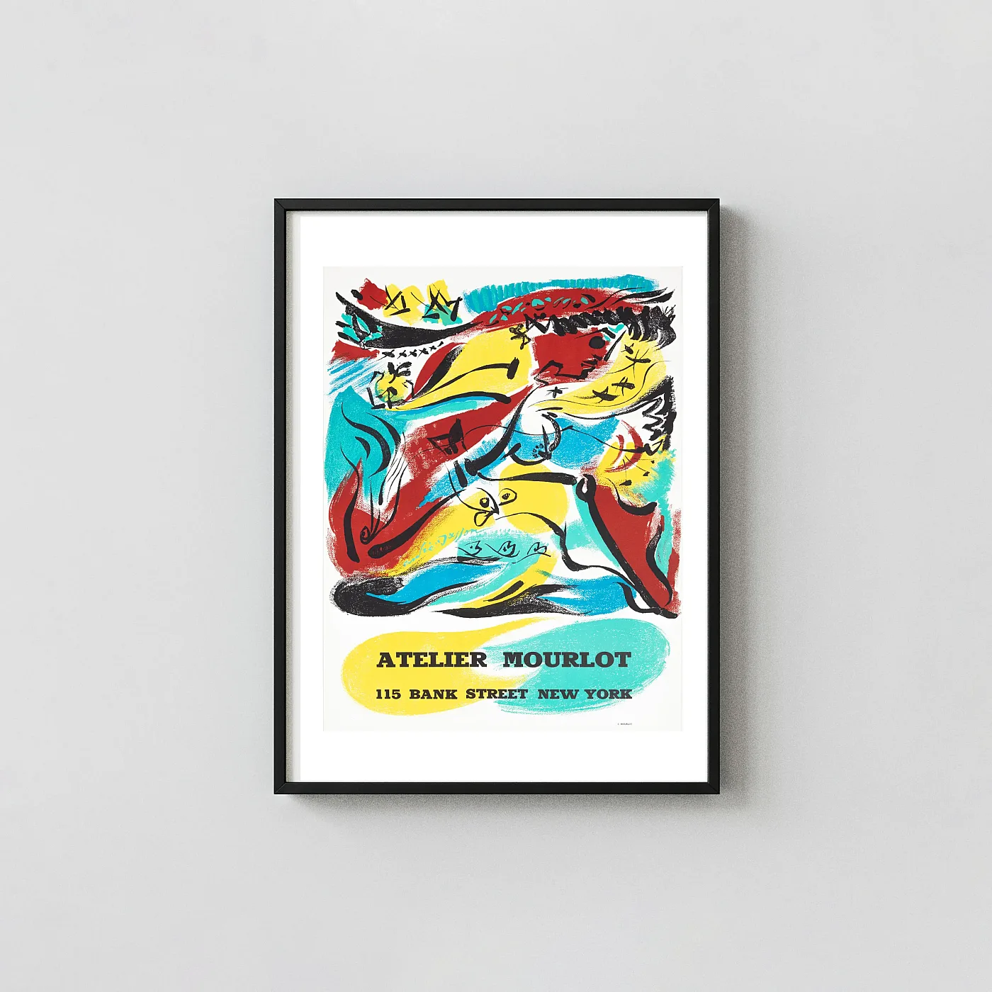 Andre Masson Vintage Art Poster Abstract Expressionist Print 1967 - fine art poster print