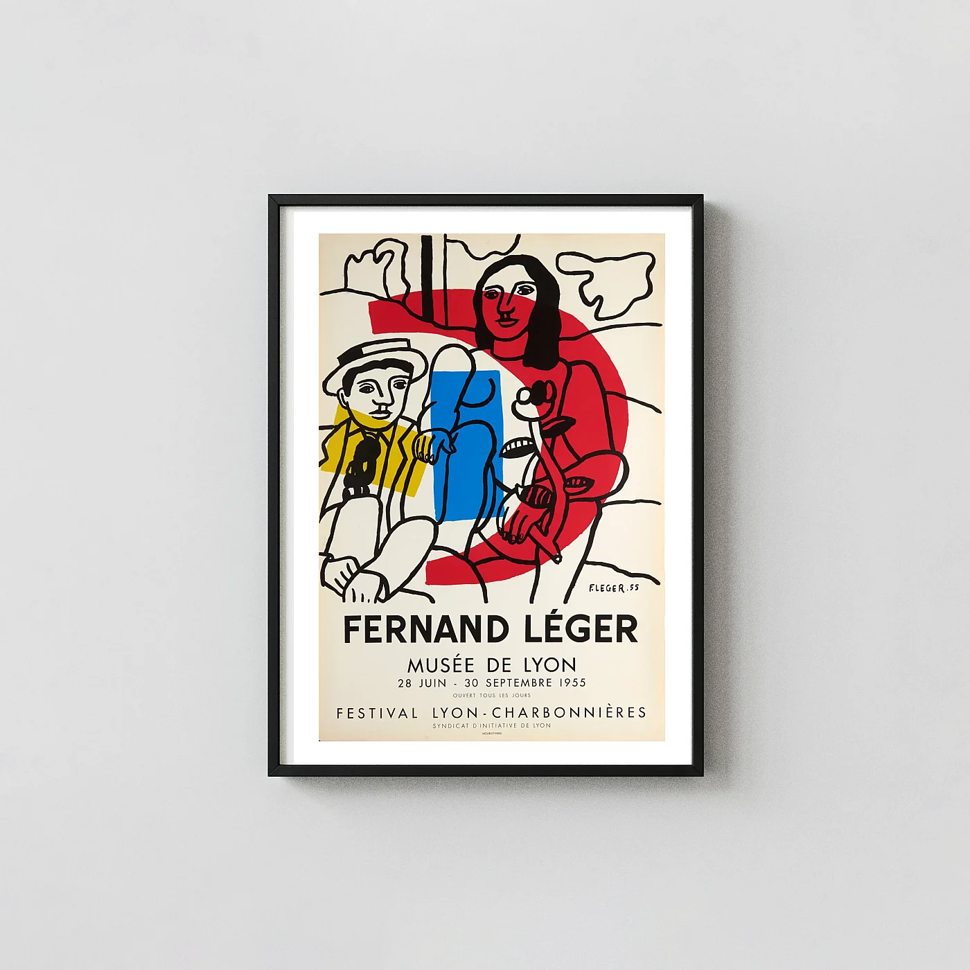 Fernand Léger | Art Exhibition Poster | Mid-Century Modern Lovers Print Fernand Léger | Art Exhibition Poster | Mid-Century Modern Lovers Exhibition Artwork Xe2X80X93 Portrait Frame Wall Art Mockup | Merchfuse