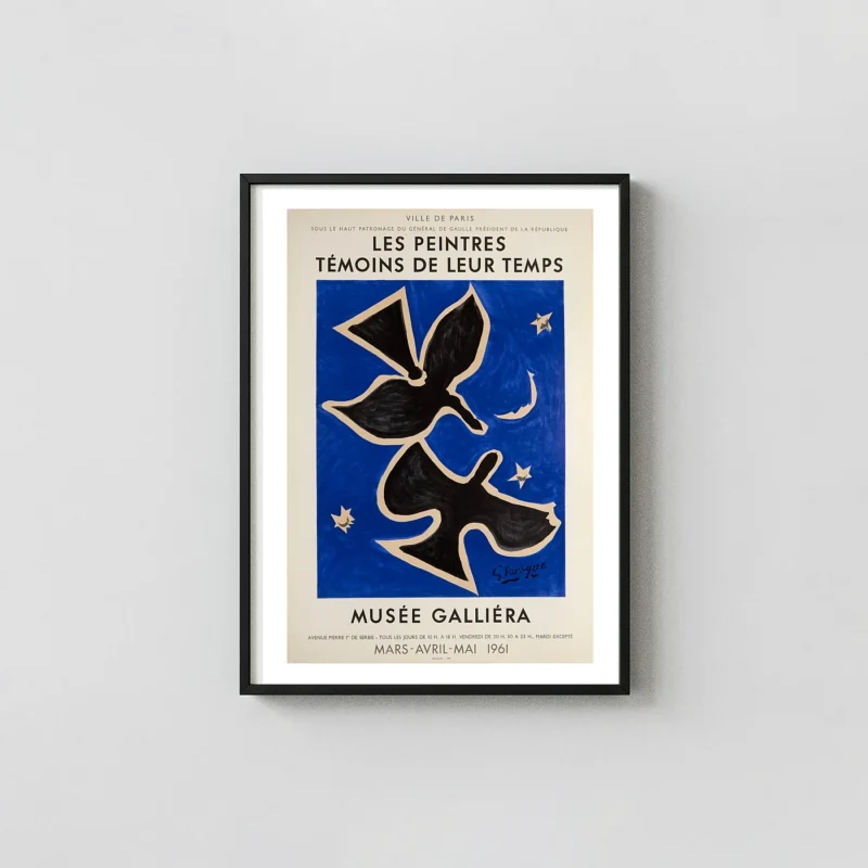 Georges Braque Les Peintres Témoins de leur Temps Poster | Mid-Century Art