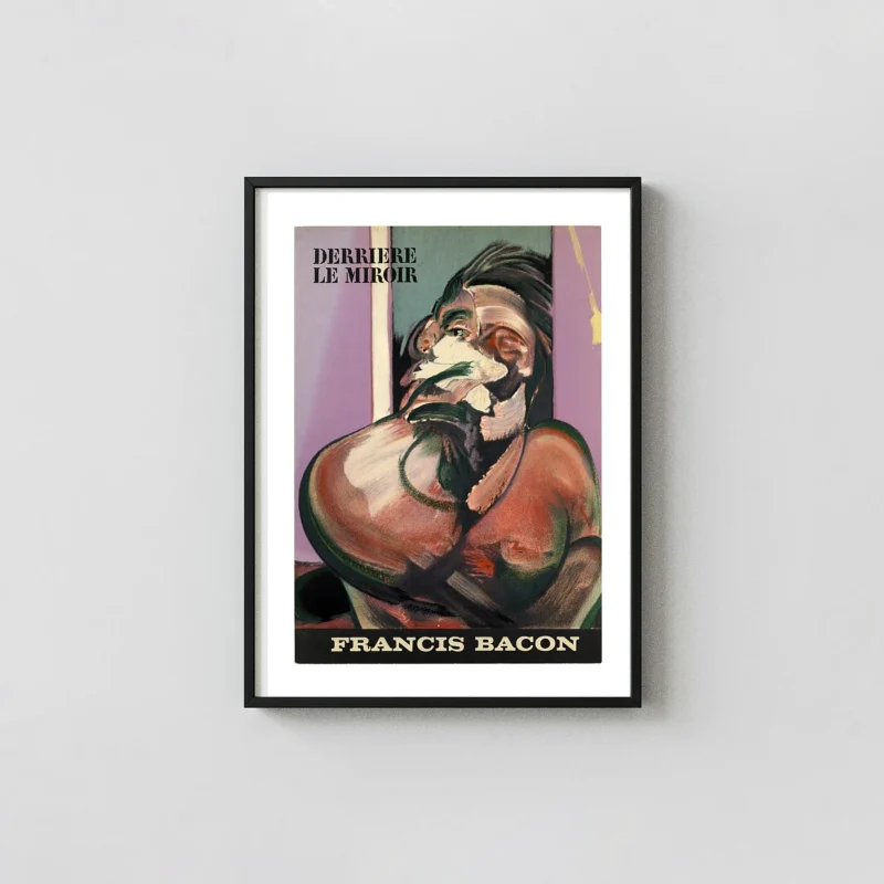 Francis Bacon | Art Poster | Derriere Le Miroir Abstract Print