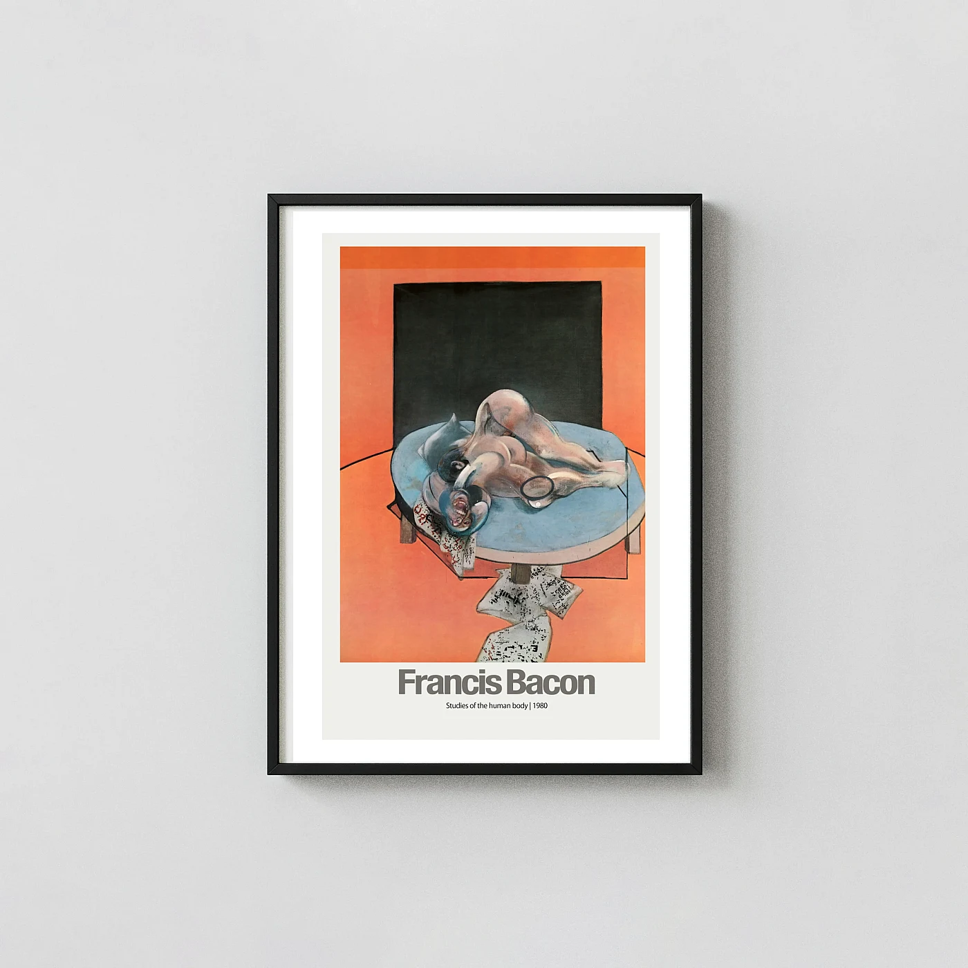 Francis Bacon Art Poster Studies of the Human Body 1980 - fine art poster print