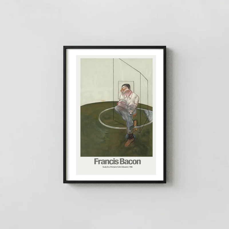 Francis Bacon | Art Poster | Study for a Portrait of John Edwards (1986)