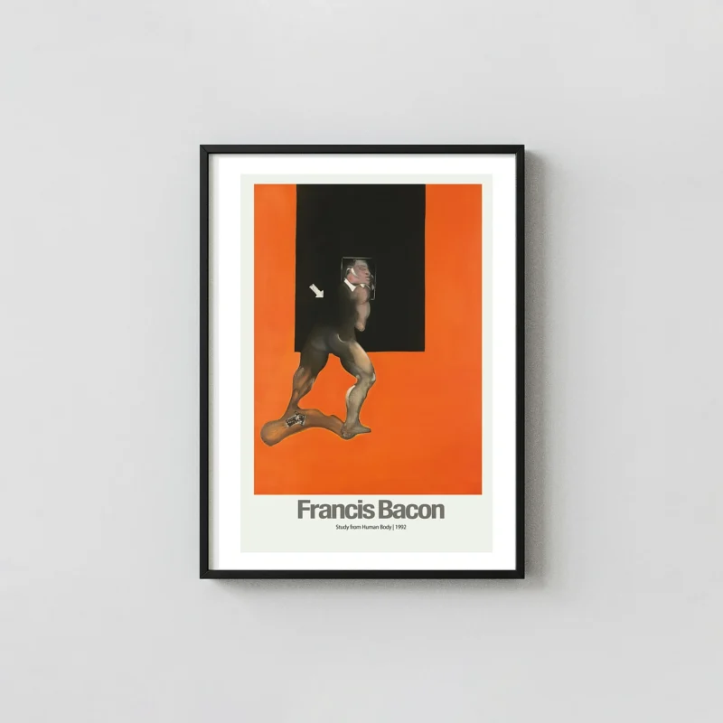 Francis Bacon | Art Poster | Study from Human Body Abstract Print