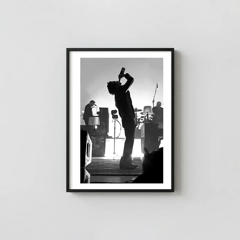 Matty Healy Drinking Beer Print | The 1975 Bar Cart Art