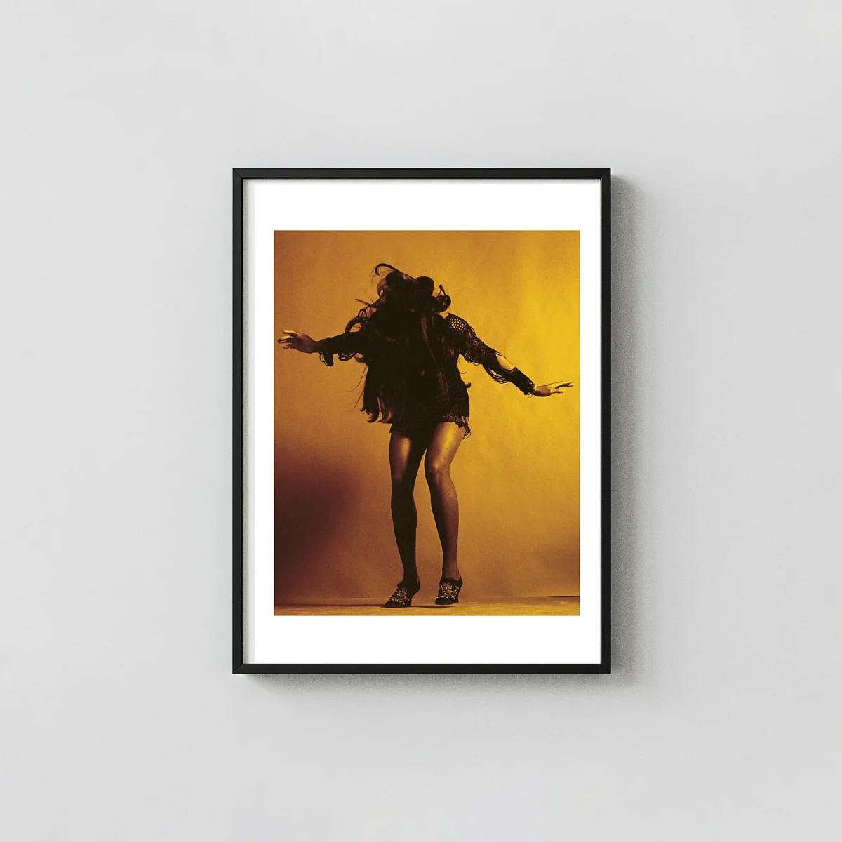 Tina Turner Print | RIP Tina Turner Black and White Photography Photography Prints xe2x80x93 Portrait Frame Wall Art Mockup | MerchFuse