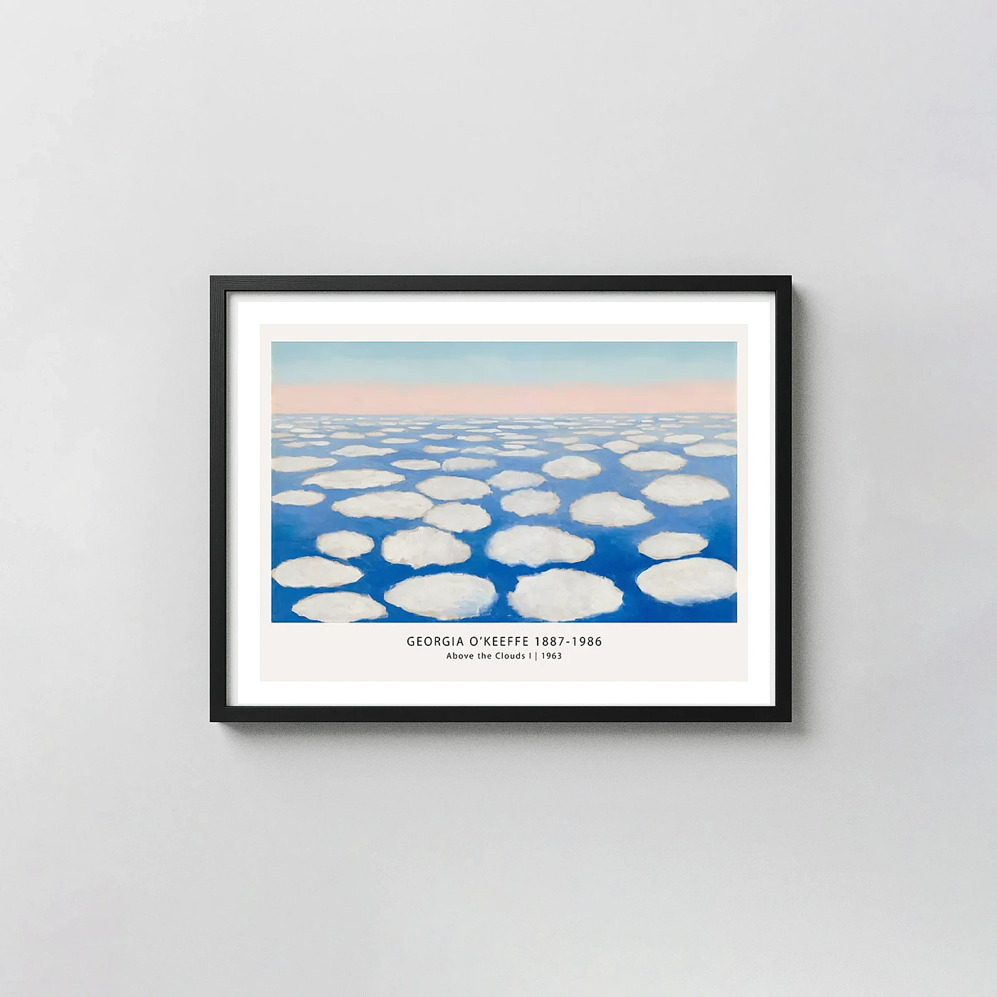Georgia O'Keeffe Above the Clouds Art Poster - fine art poster print