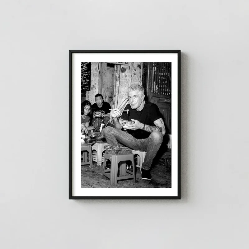 Anthony Bourdain poster Bourdain wall art print | MerchFuse