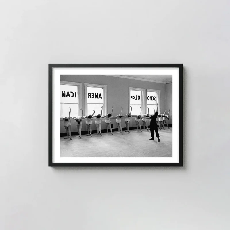 Vintage Ballet Photography Print - School of American Ballet Wall Art
