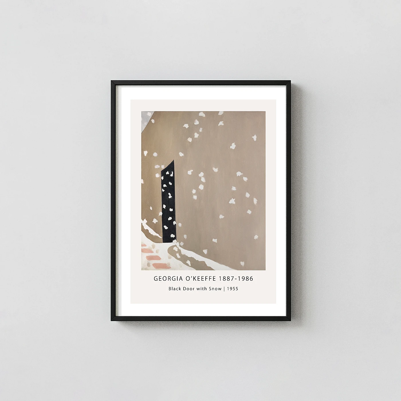 Classic Georgia OKeeffe Black Door art print - fine art poster print