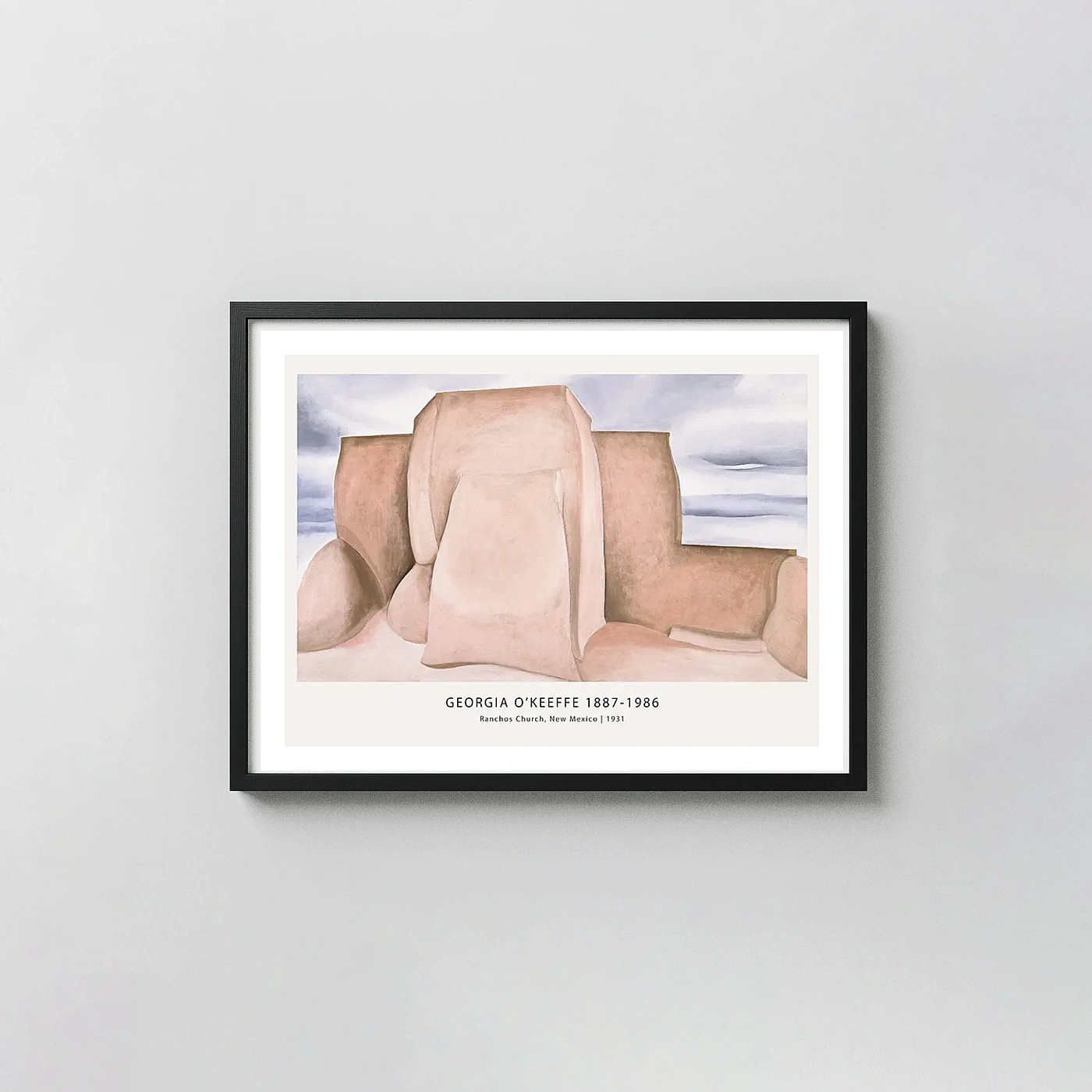 Authentic Ranchos Church art print - fine art poster print