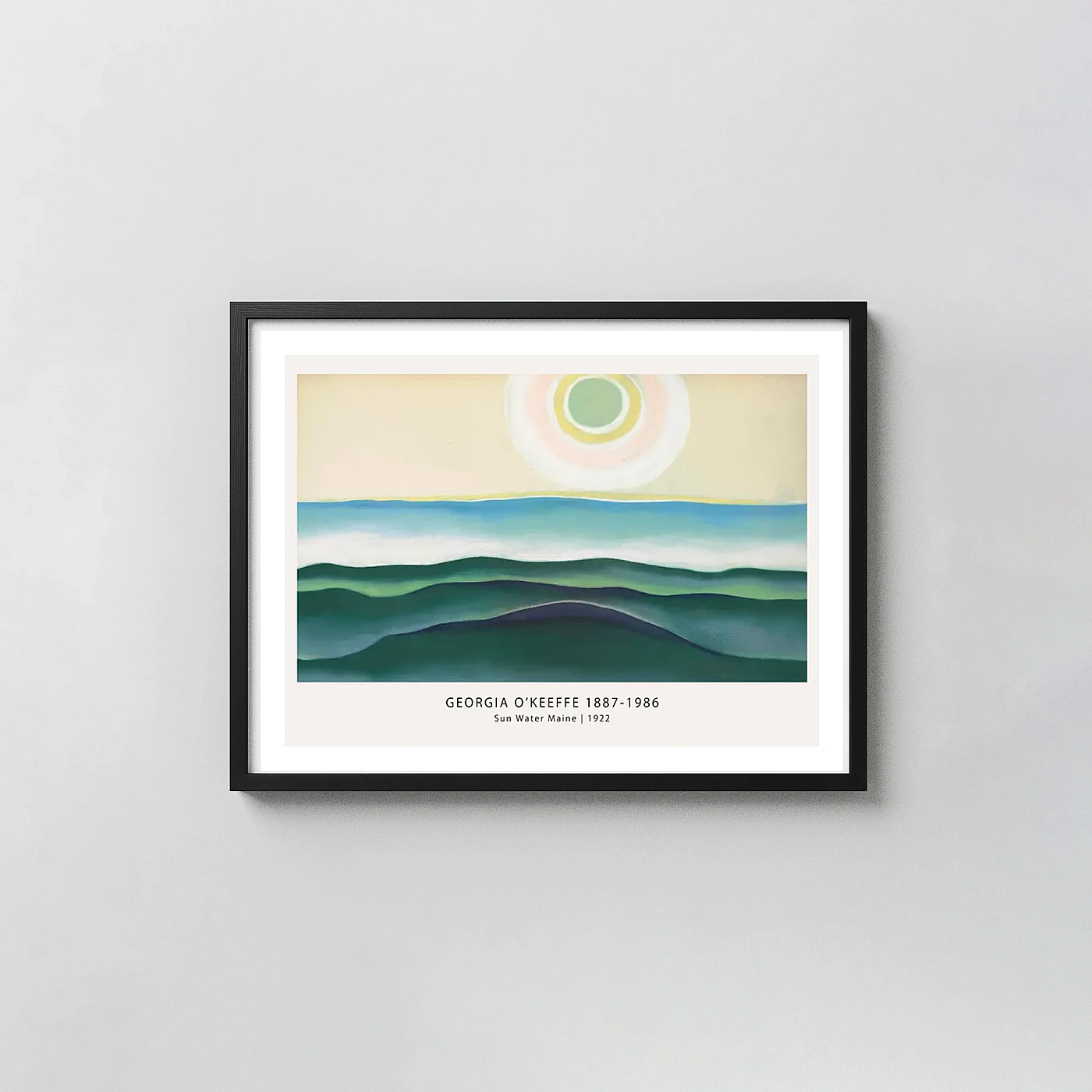 Authentic Sun Water Maine art print - fine art poster print
