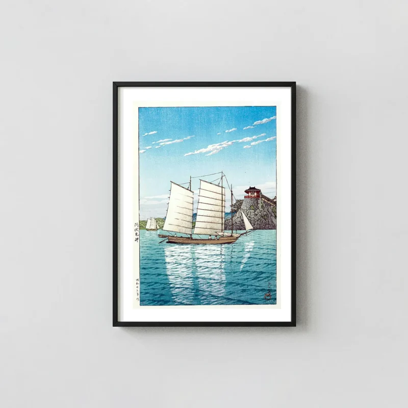 Classic Tsuchiya Koitsu Print - Abuto Cape Japanese Woodblock Art