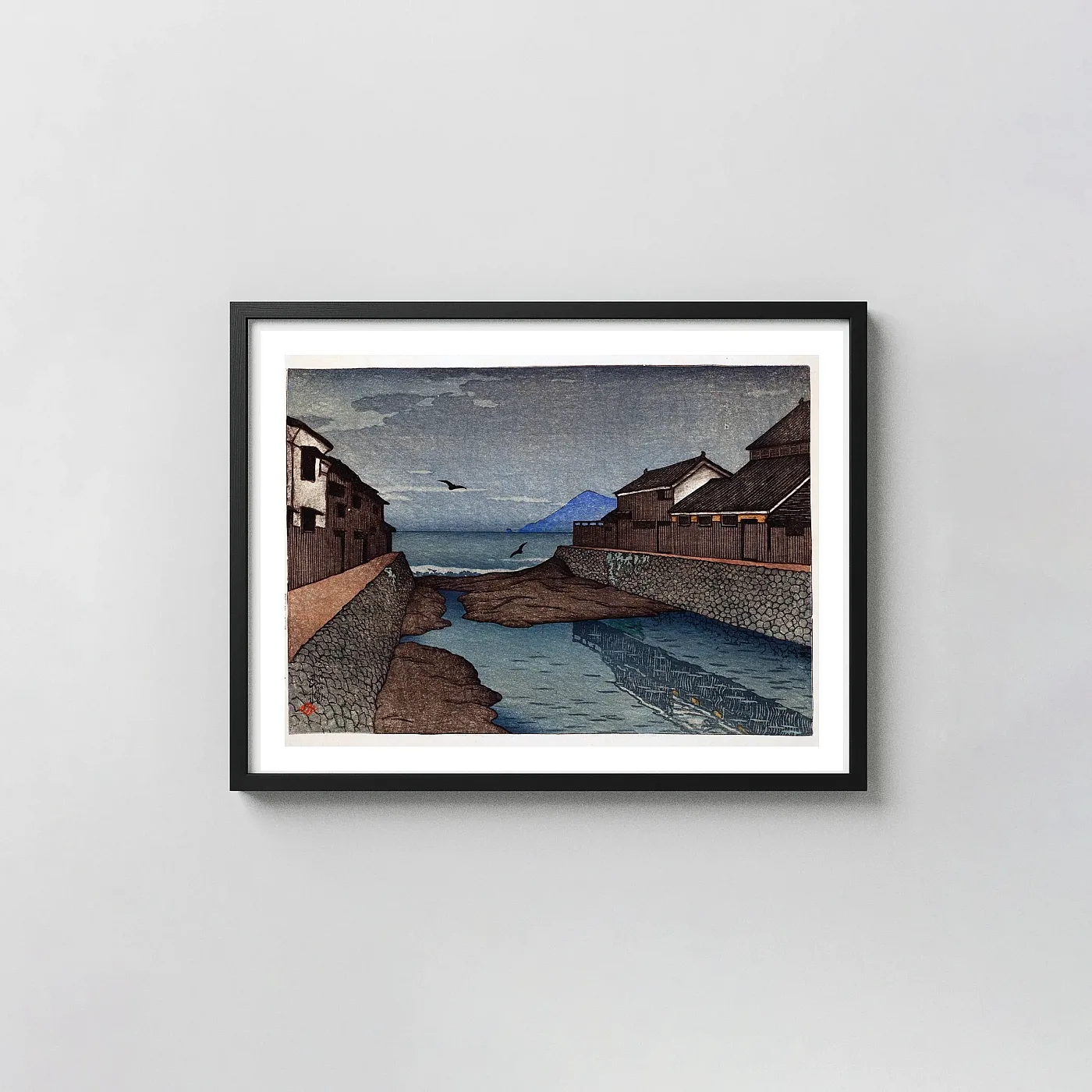 Classic Hori River Obama art print - fine art poster print