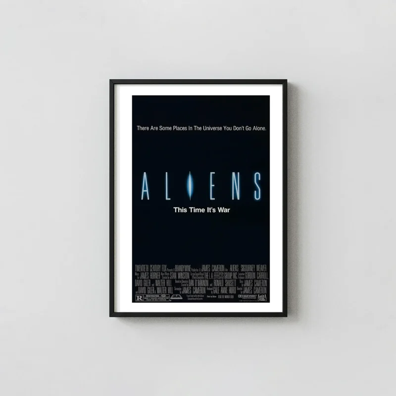 Aliens (1986) Movie Poster – Original Theatrical Poster: Vintage Sci-Fi Wall Art Print