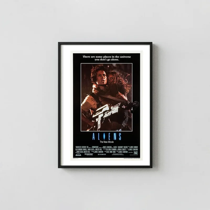 Aliens Movie Poster – 1986 Original Theatrical Poster: Vintage Sci-Fi Wall Art Print