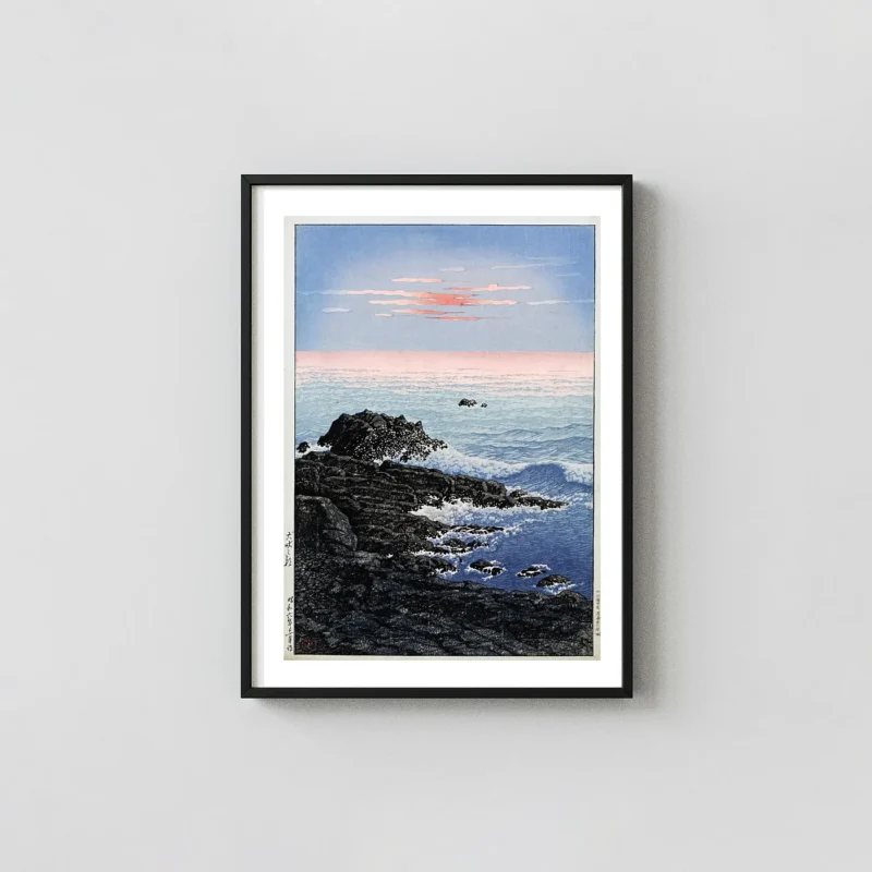 Classic Cape Inubo print - 1931 Shin-hanga Japanese Woodblock Wall Art