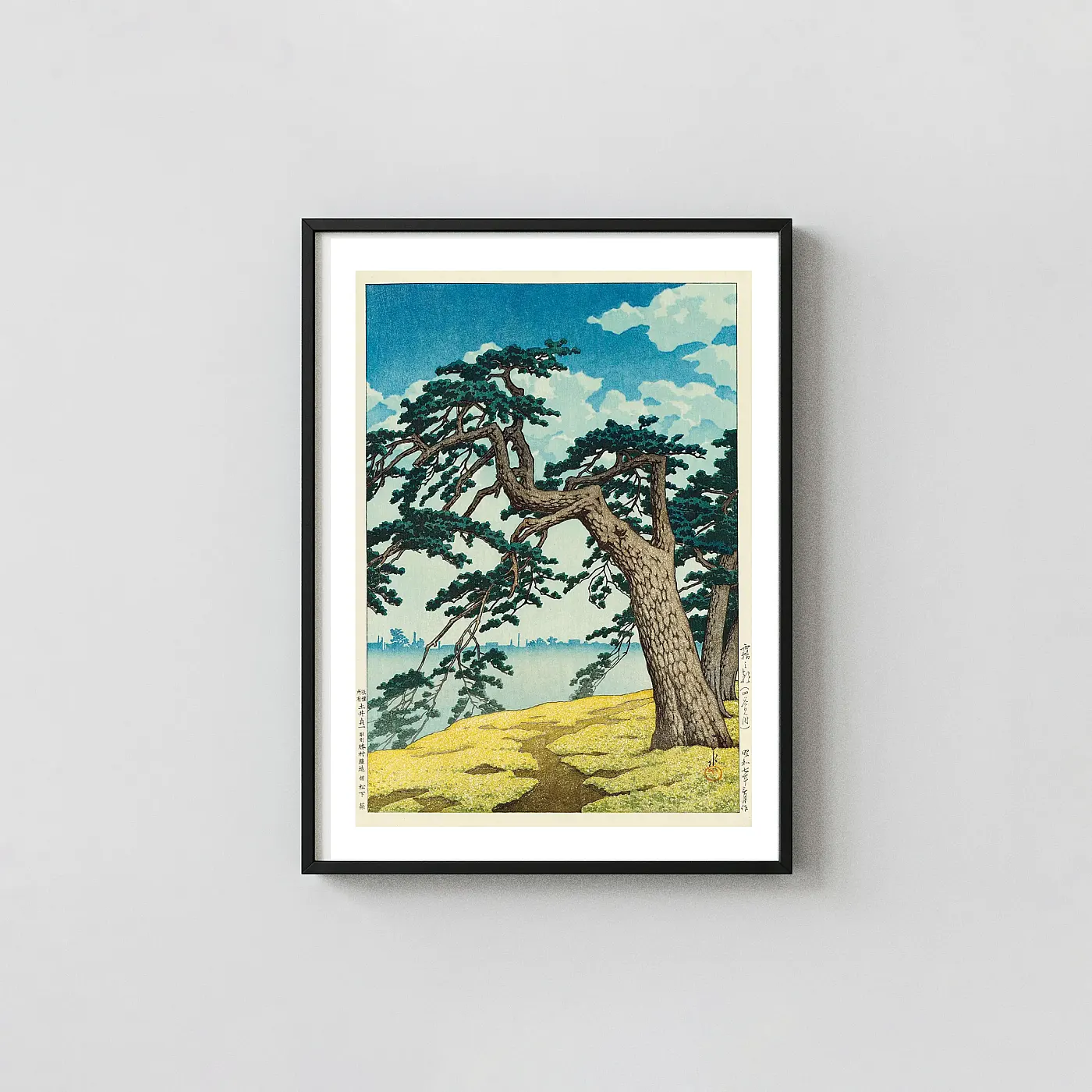 Hasui Kiri art print - fine art poster print