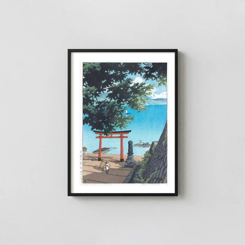 Hasui Kawase Lake Chuzenji - 1930 Nikko Utagahama Japanese Woodblock Art