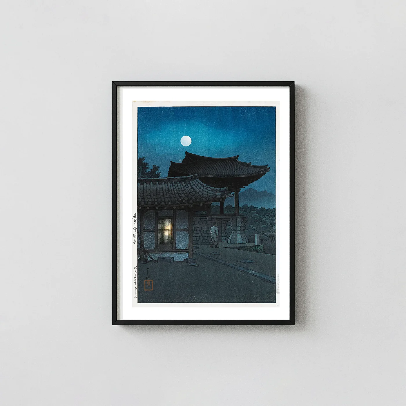 Authentic Bulguksa Temple art print - fine art poster print