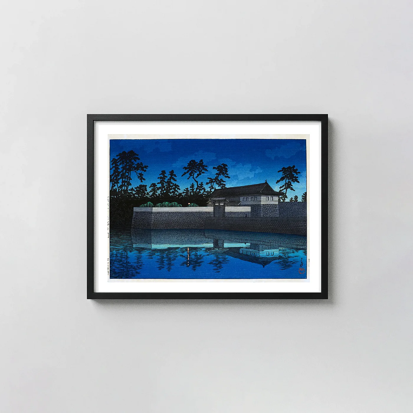 Classic Sakurada Gate art print - fine art poster print