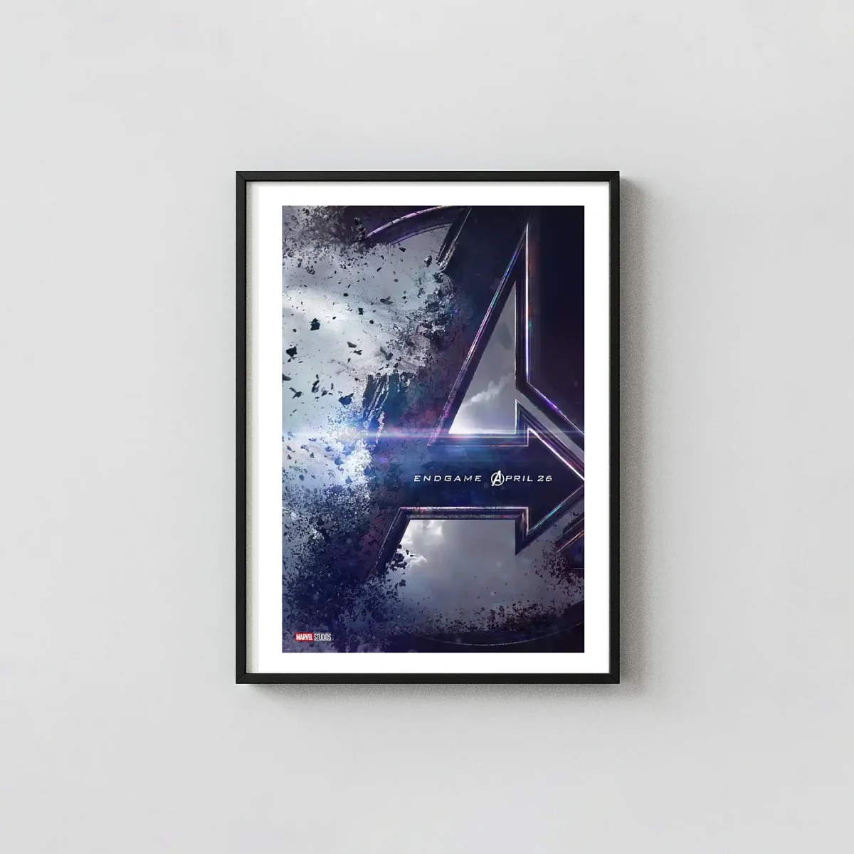 Avengers: Endgame Movie Poster – Official Poster: Modern Superhero Wall Action & Adventure Movie Posters xe2x80x93 Portrait Frame Wall Art Mockup | MerchFuse