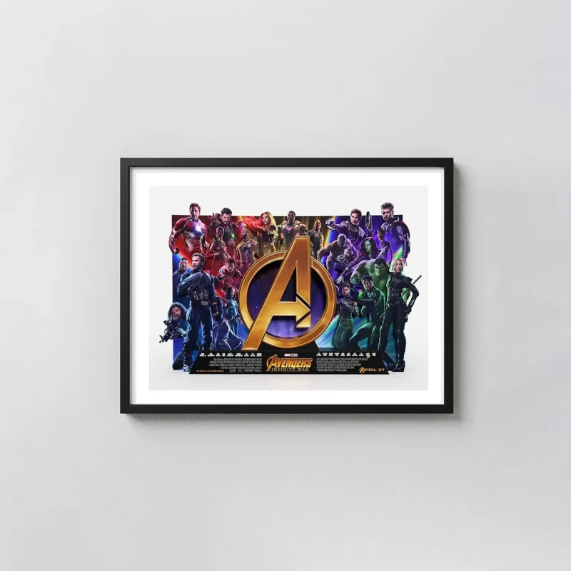 Avengers: Infinity War Movie Poster – Official Poster (Version 10): Modern Superhero Wall Art Print
