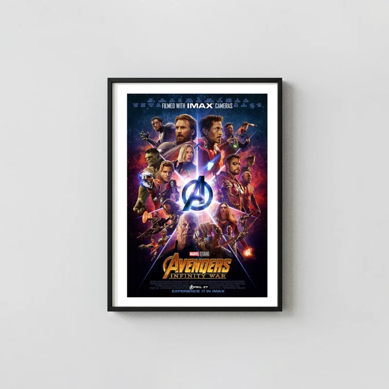 Avengers: Infinity War Movie Poster – Official Poster (Version 33): Modern Superhero Wall Art Print