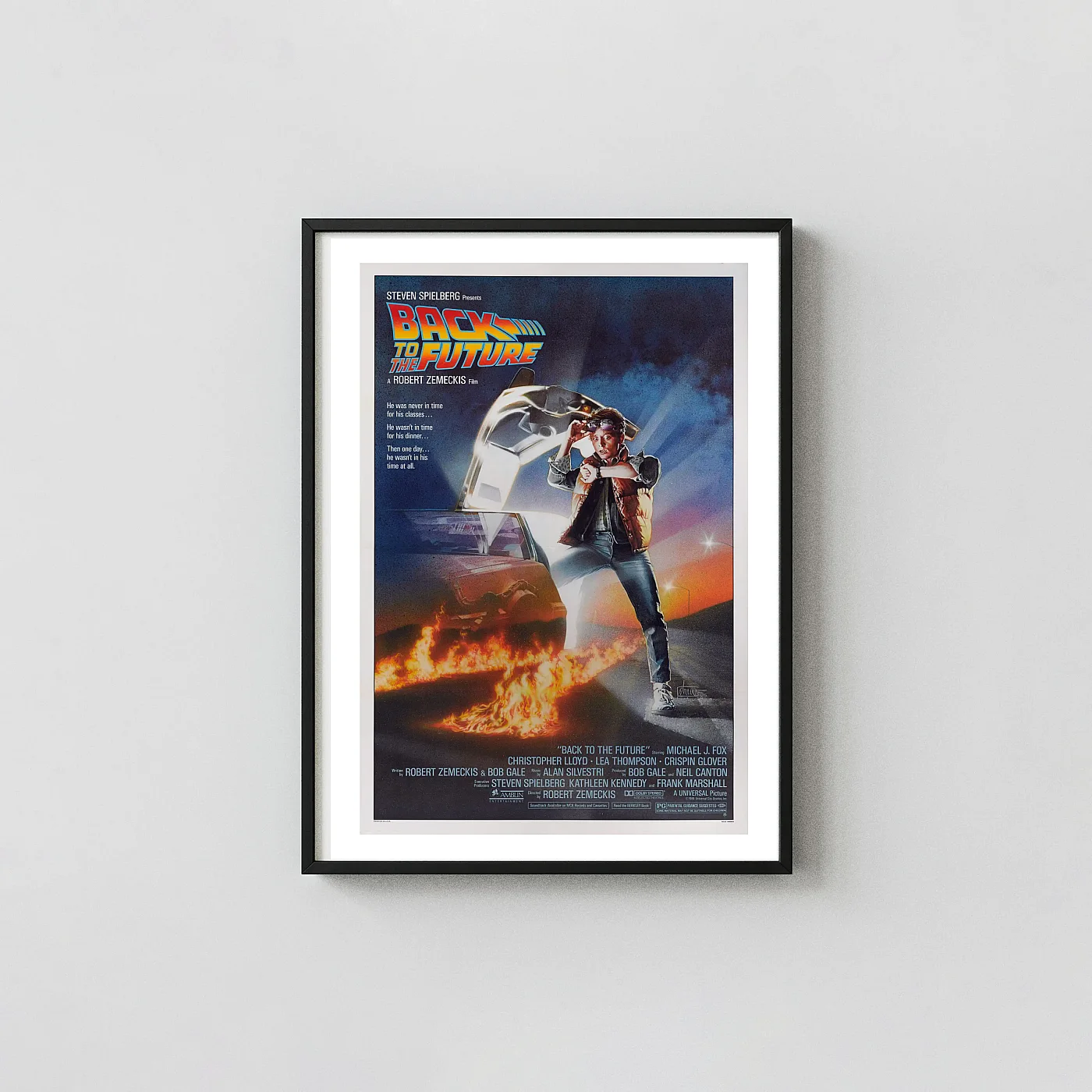 Back To The Future Movie Poster – 1985 Original Theatrical Poster: Vintage Sci-Fi Wall Art Print Back To The Future Movie Poster – 1985 Original Theatrical Poster: Vintage Sci-Fi Wall Back To The Future Movie Posters Xe2X80X93 Portrait Frame Wall Art Mockup | Merchfuse