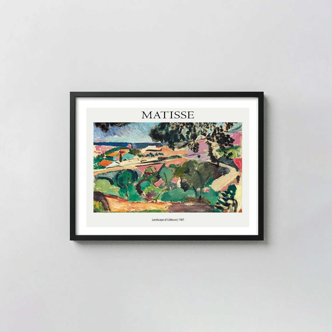 Classic Matisse Collioure art print - fine art poster print