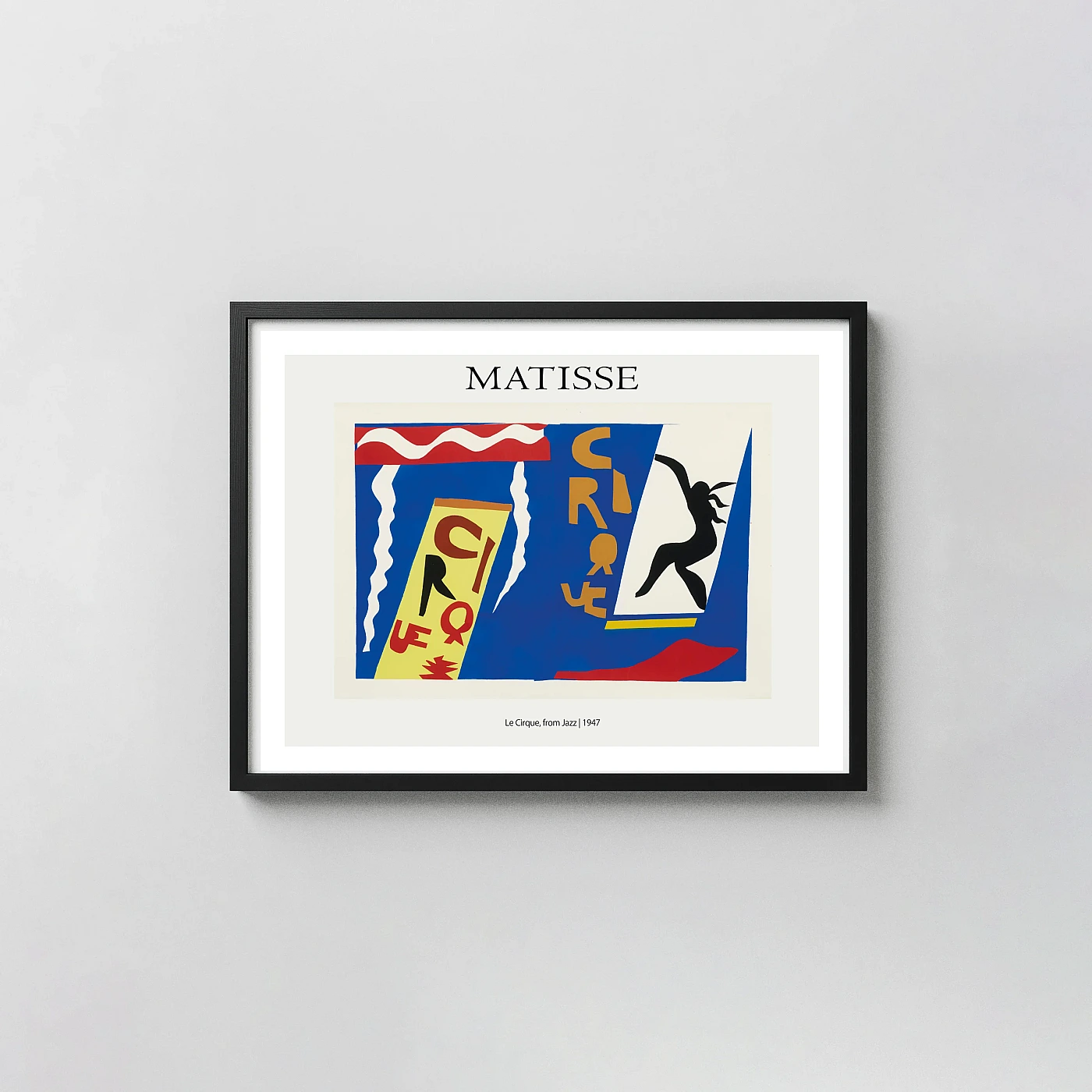 Authentic Matisse Jazz Cirque art print - fine art poster print