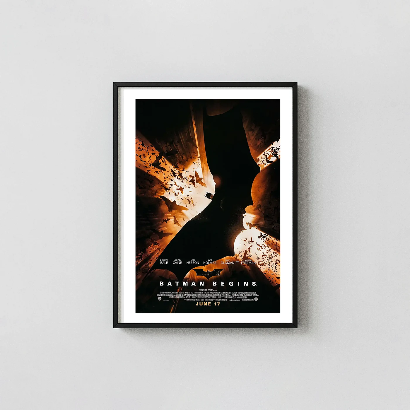 Batman Begins Movie Poster – Collector Poster (Version 3): Modern Superhero Wall Art Print Batman Begins Movie Poster – Collector Poster (Version 3): Modern Superhero Wall Action &Amp; Adventure Movie Posters Xe2X80X93 Portrait Frame Wall Art Mockup | Merchfuse