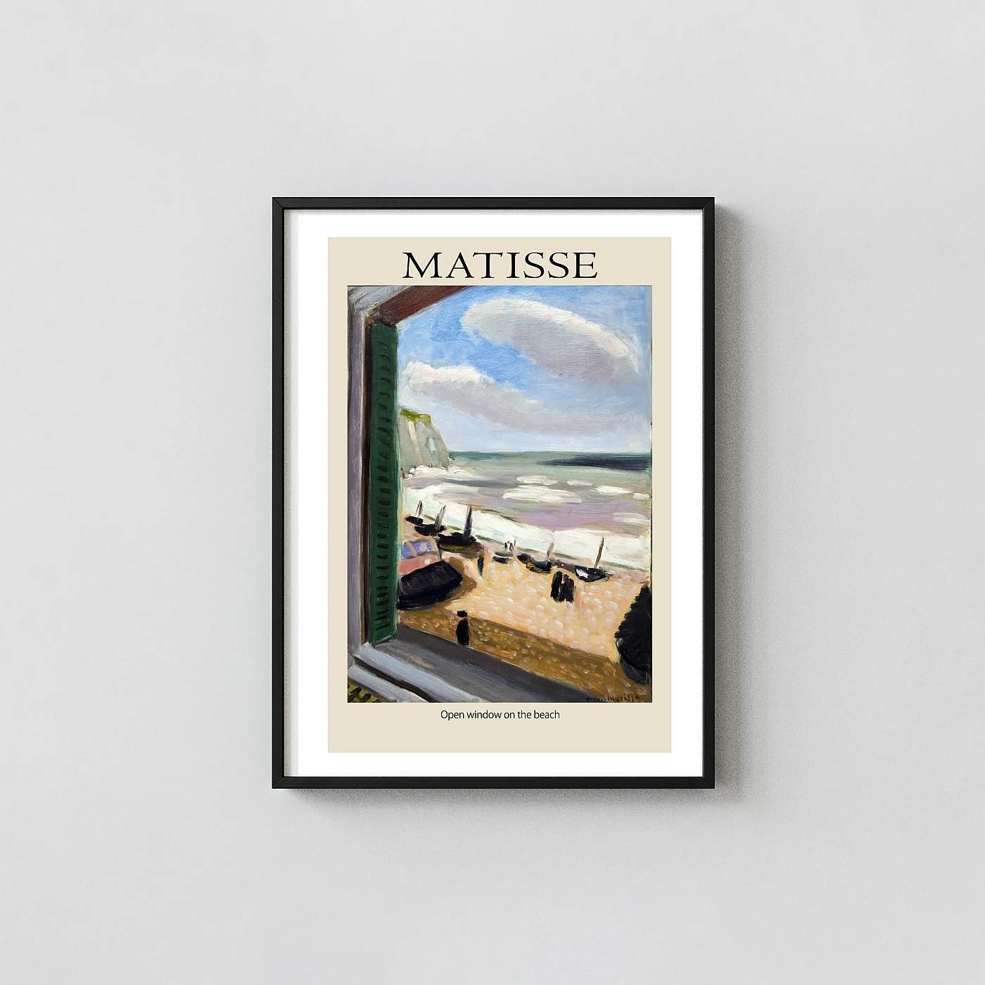 Classic Matisse Beach Poster - fine art poster print