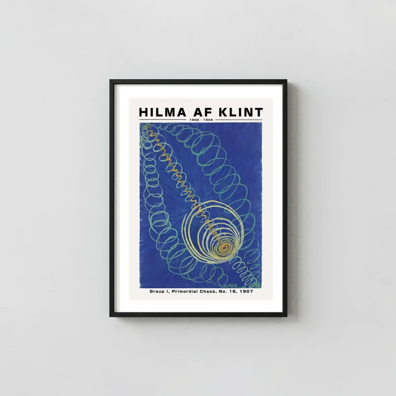 Hilma af Klint print - Primordial Chaos No. 16 Abstract Wall Art