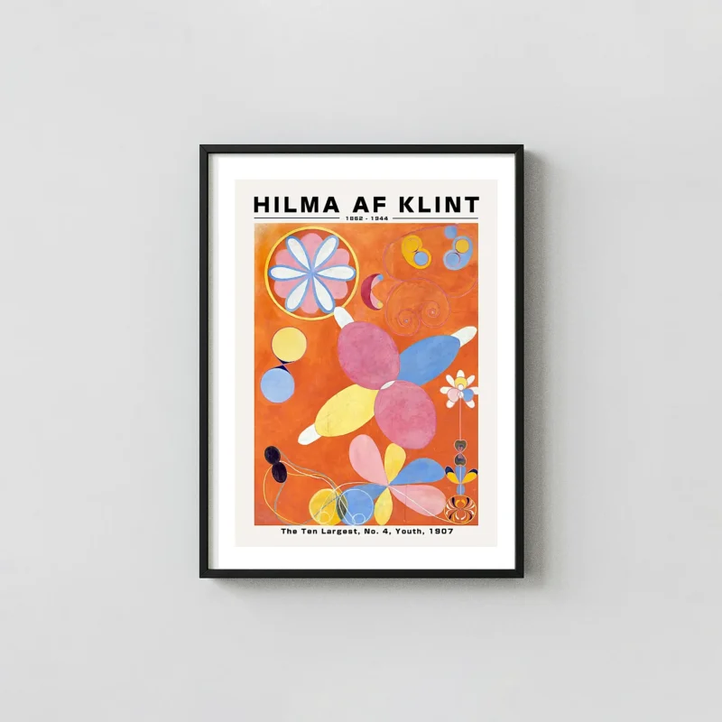 Authentic Hilma af Klint print - The Ten Largest No. 4 Youth 1907 Poster