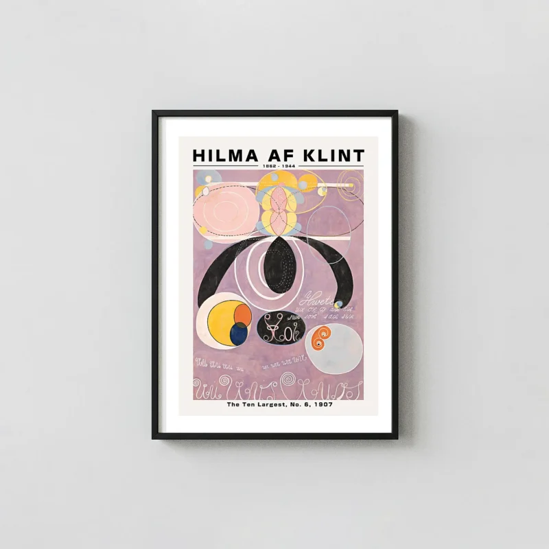 Authentic Hilma af Klint Print - The Ten Largest No. 6 Adulthood Art