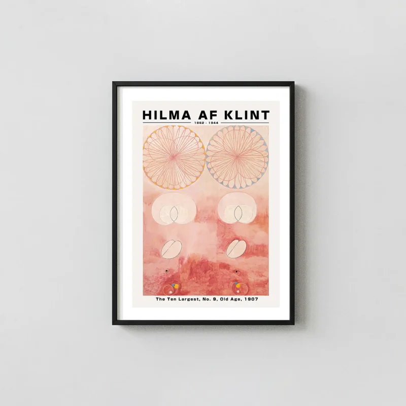 Exclusive Hilma af Klint print - The Ten Largest No 9 Old Age Wall Art