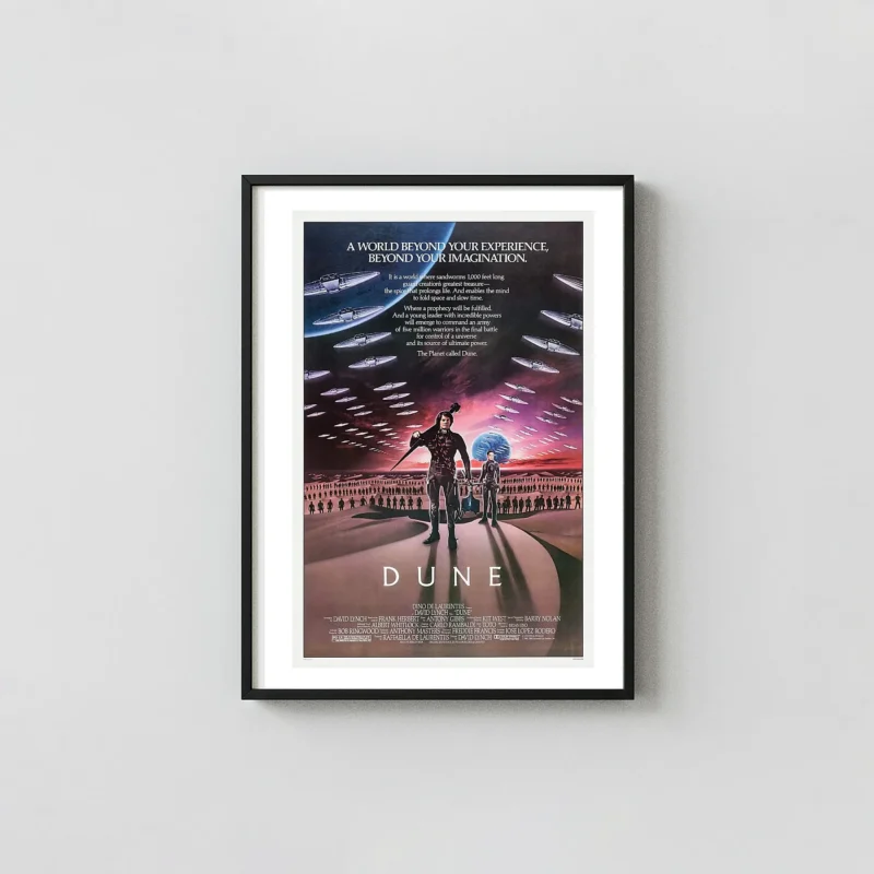 Dune Movie Poster – Collector Poster: Vintage Sci-Fi Wall Art Print