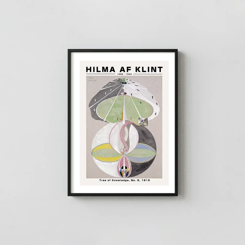 Classic Hilma af Klint Print - Tree of Knowledge No 5 1915 Abstract Art