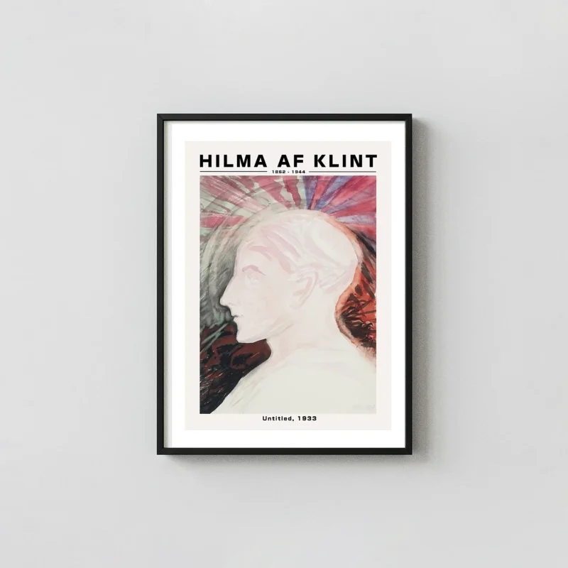 Classic Hilma af Klint Print - 1933 Untitled Abstract Spiritual Art