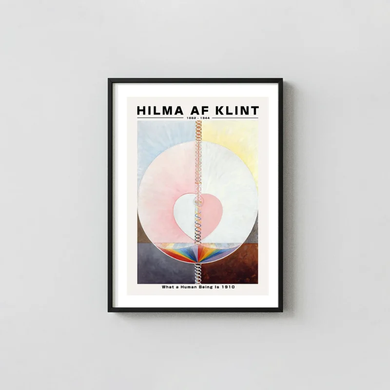 Classic Hilma af Klint Print - What a Human Being Is 1910 Abstract Art