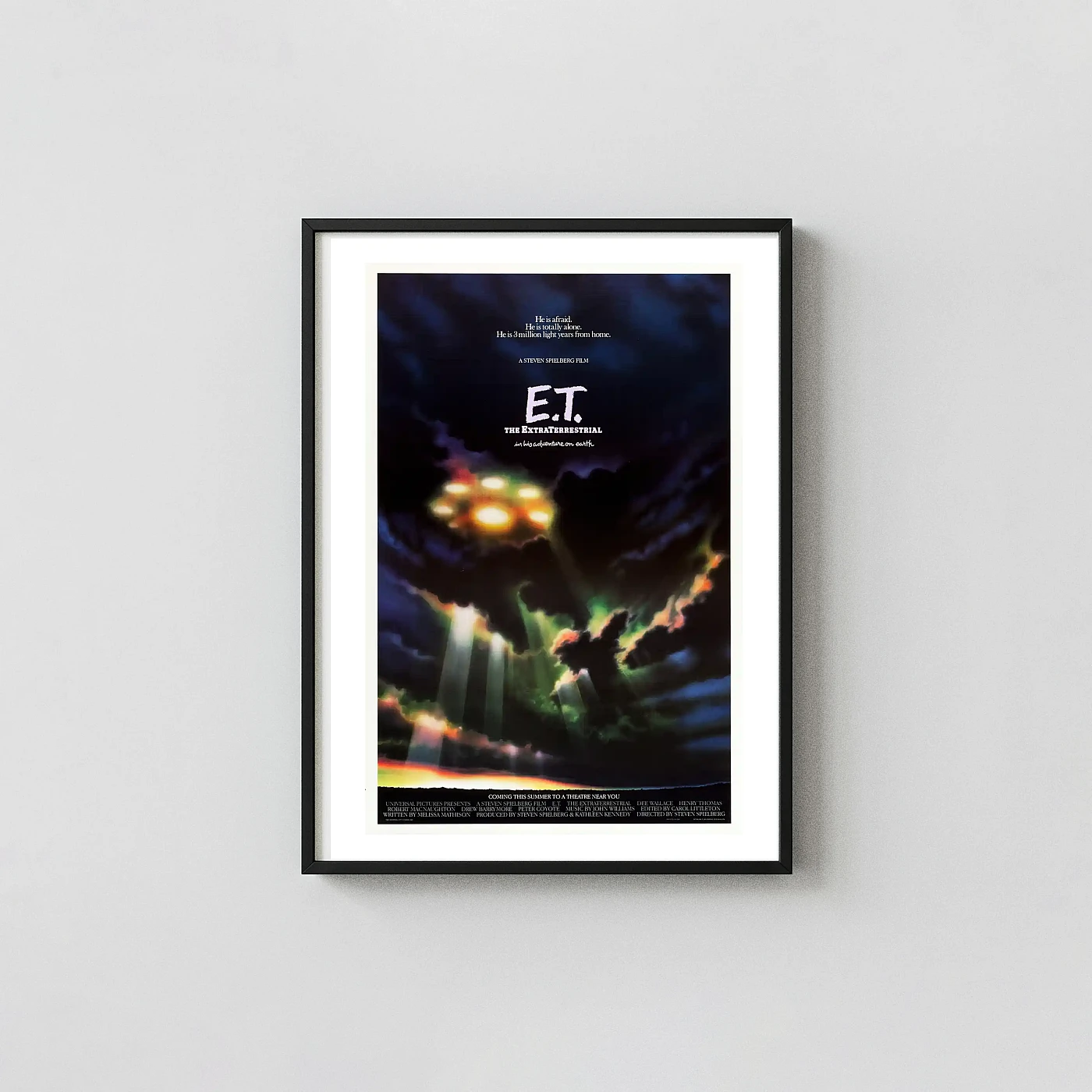 E.t. The Extra-Terrestrial Movie Poster – 1982 Original Theatrical Poster: Vintage Wall Art Print E.t. The Extra-Terrestrial Movie Poster – 1982 Original Theatrical Poster: Vintage Wall E.t. Movie Posters Xe2X80X93 Portrait Frame Wall Art Mockup | Merchfuse