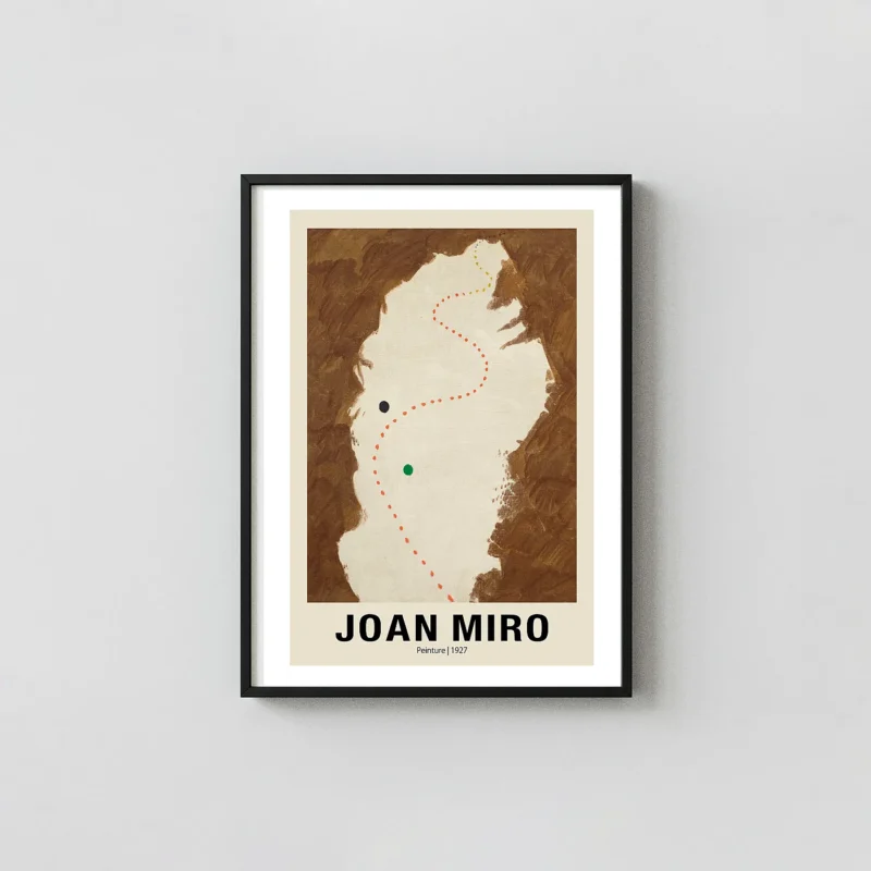 Joan Miro Peinture 1927 - Surrealist Abstract Art Exhibition Print