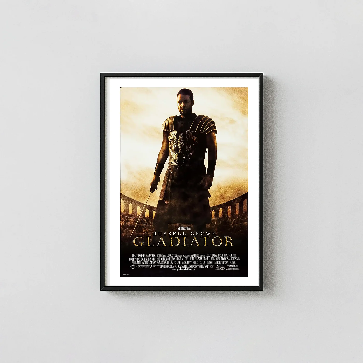 Gladiator Movie Poster – Original Theatrical Poster: Vintage Wall Art Print Gladiator Movie Poster – Original Theatrical Poster: Vintage Wall Action &Amp; Adventure Movie Posters Xe2X80X93 Portrait Frame Wall Art Mockup | Merchfuse