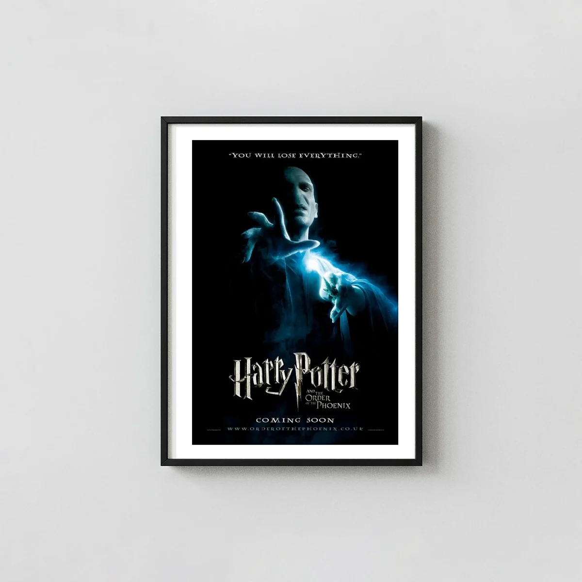 Harry Potter And The Order Of The Phoenix Movie Poster – Collector Poster: Modern Fantasy Wall Action & Adventure Movie Posters xe2x80x93 Portrait Frame Wall Art Mockup | MerchFuse